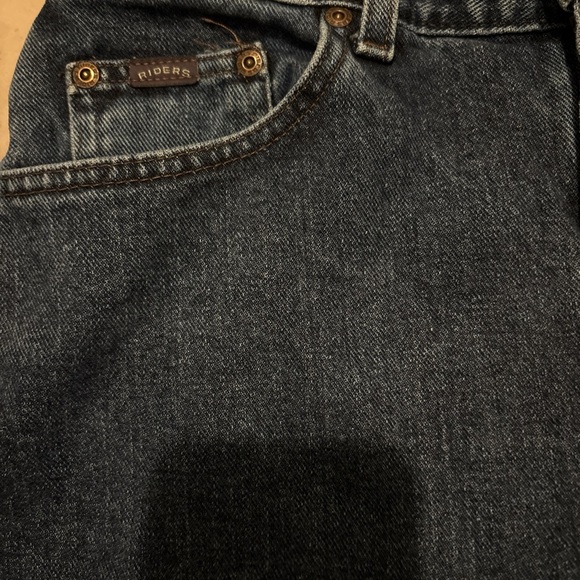 Riders by Lee Classic Fit Straight Leg Denim Jeans Women's 12 MED Blue Mid Rise - Picture 5 of 10